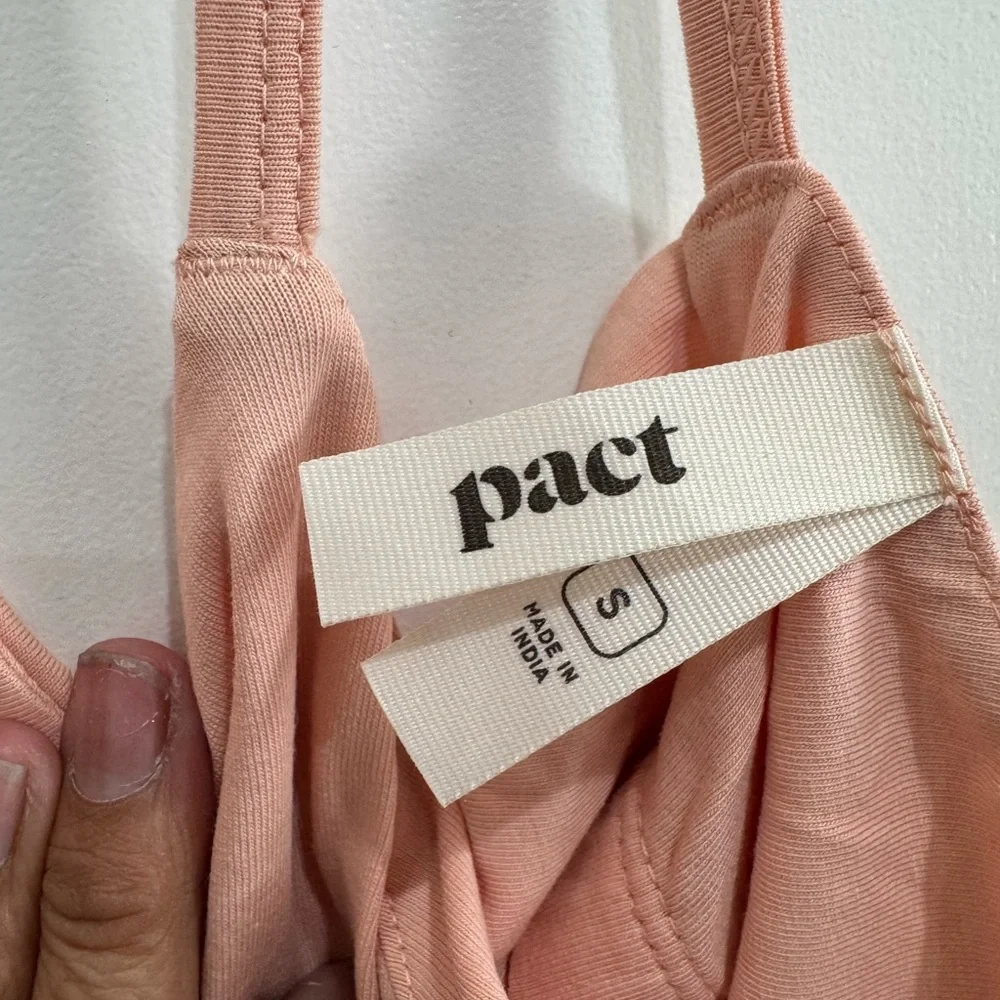 Pact Blush Pink knee length Dress - Picture 3 of 4